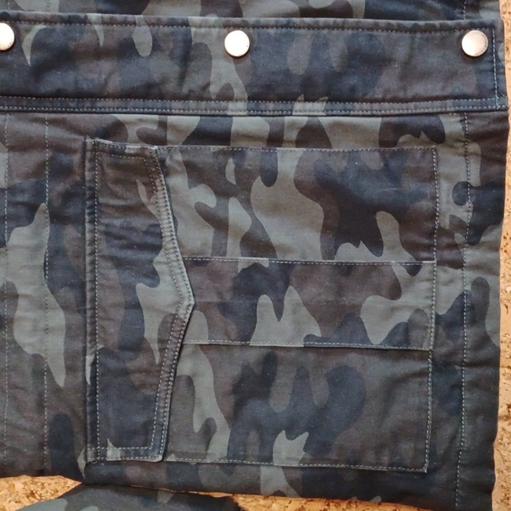 Lucky Brand Women's Camo Full Zip Plus Snap Quilt Lined  Hoodie Jacket Size L - Picture 5 of 10